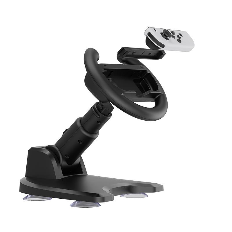 Universal Racing Wheel Stand for Switch & Switch2 Joycon Game Wheel Controller with Secure Suction Cup Base for NS2 Accessories