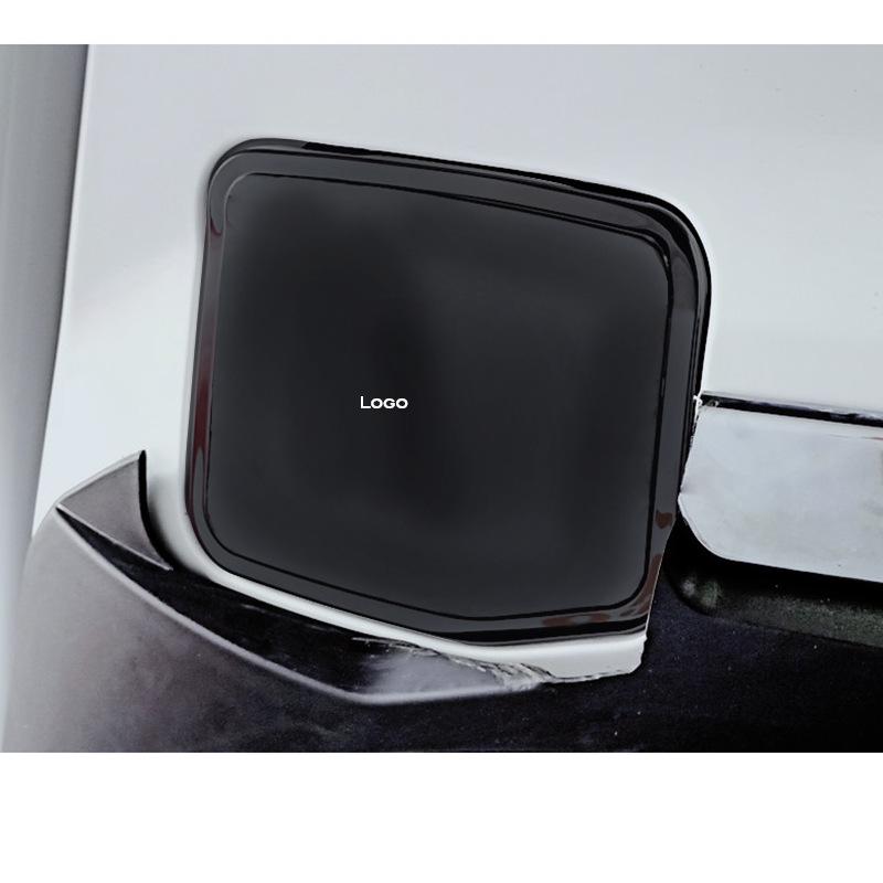 High Gloss Black Stainless Steel Fuel Tank Cover for Isuzu D-MAX 2012-2019