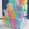Acrylic Stationery Display Shelf Transparent Makeup Brush Holder  Stationery Shop