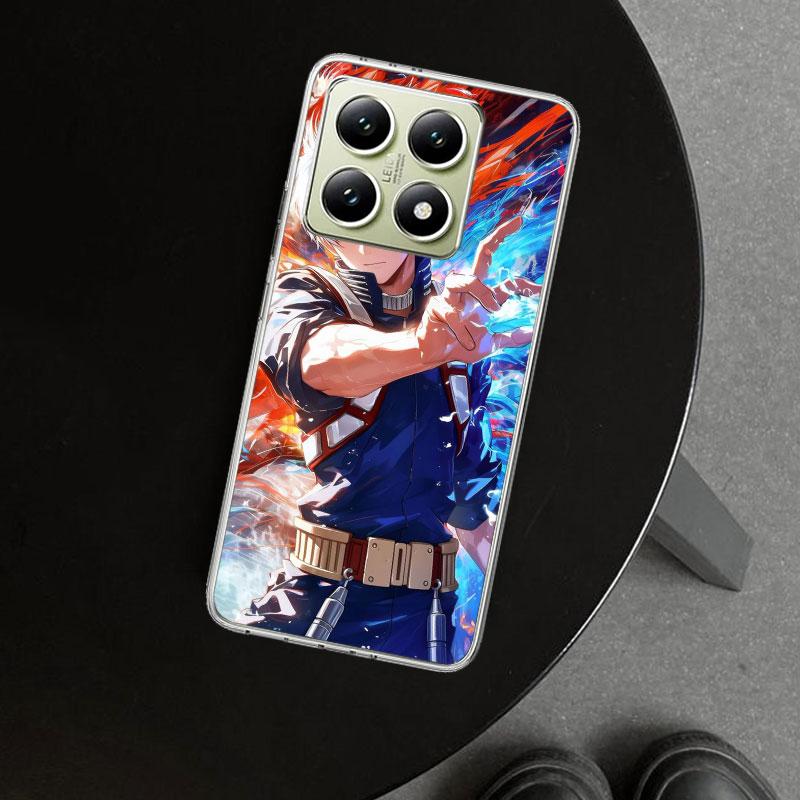 Todoroki Shoto MHA My Hero Phone Case Cover for Xiaomi Redmi Note 15 14 13 12 11 Pro Plus 14S 12S 11S 11T 11E 10S 10 Customized