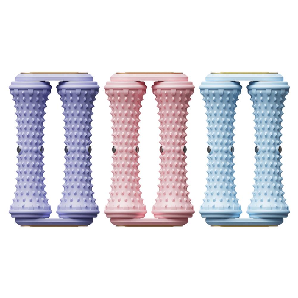 Foot Massage Roller Portable Foot Massager Non Slip Foot Massager Tool Double Roller Foot Reflexology Tool for Plantar Fasciitis