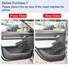 4PCS Carbon Fiber Texture Car Door Protector Mat Anti-Dirty Anti-Collision Stickers For GEELY Emgrand - 2024 Accessories