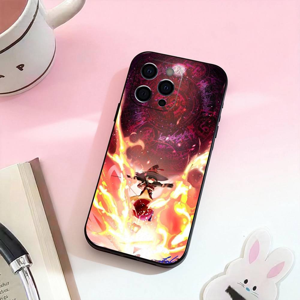 K-Kono Subarashii Sekai Ni Shukufuku Wo Phone Case Silicone Soft For IPhone 17,16,15,14,13,12,11,XS,Plus Pro Max