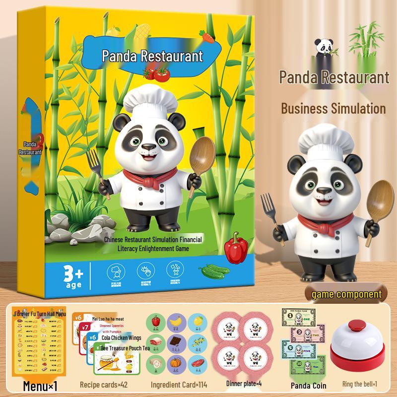 

Panda Chinese Restaurant Kids Table Simulation Math Educational Toy