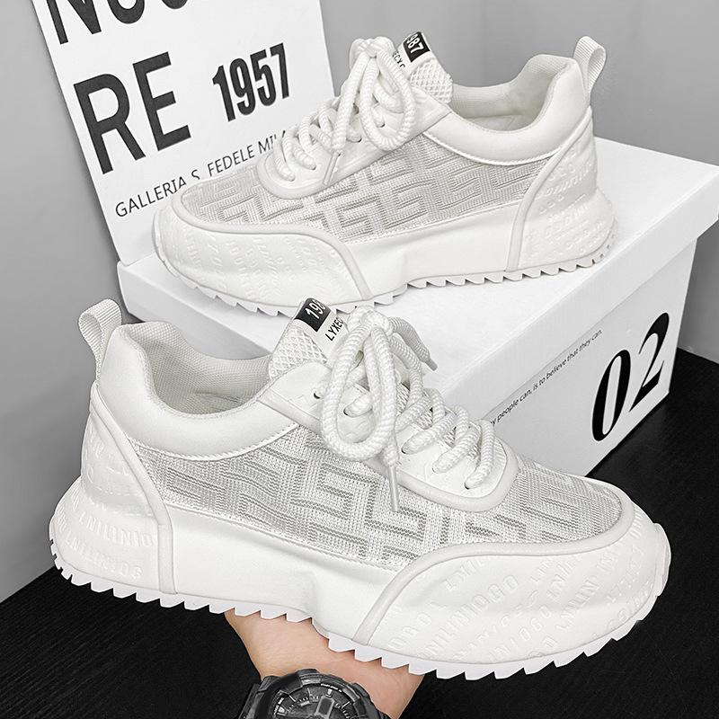 Men's Shoes 2025 Summer New Bag Bottom Breathable Mesh Shoes Non-slip Wear-resistant Fashion Casual Shoes Men's Sports Shoes