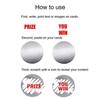 Scratch-off Silver Adhesive Sticker Labels, 300 pcs/roll