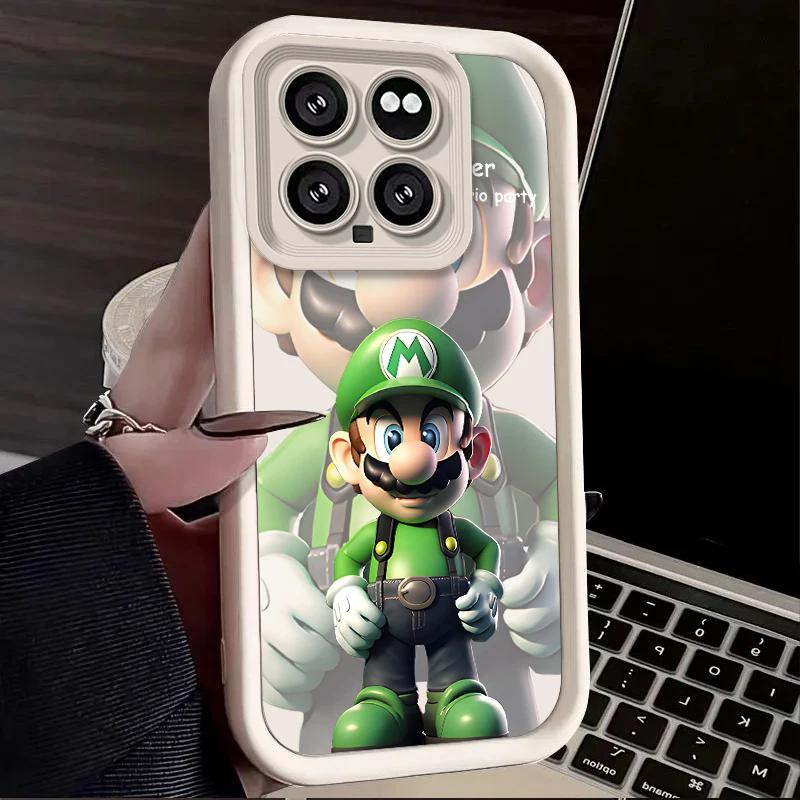 Super M-Marios Bros Case for Xiaomi Mi 14 13 13T 12 12T 11 11T Pro Lite 12X 12S POCO F6 F5 X5 X3 NFC Soft Silicone Cover Funda
