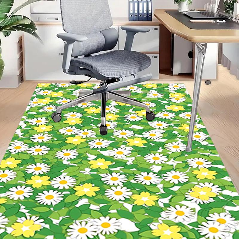 1 Stück Blumen Blätter Extra Groß Rutschfester Boden Teppich, Büro, Familie, Schlafzimmer, Studio - Großer Bereich TeppichJ0359