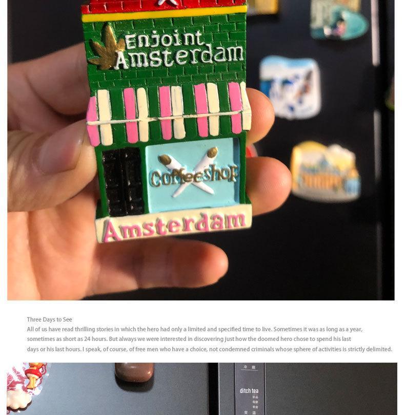 3D City Travel Souvenir Magnets: European and Global Regions