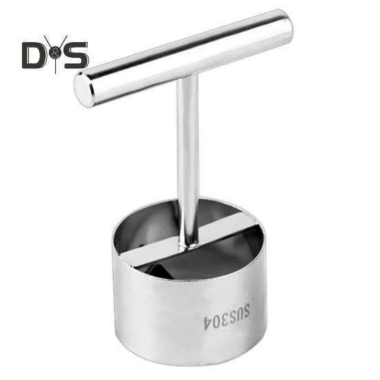 

Многоразовый резак для сердцевин фруктов, удобный инструмент для удаления семян груш, инструмент для резки овощей S серебряный