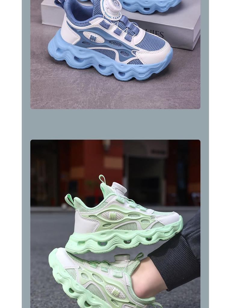 Boys' Breathable Mesh Sports Shoes - Summer Running Shoes for Big Kids