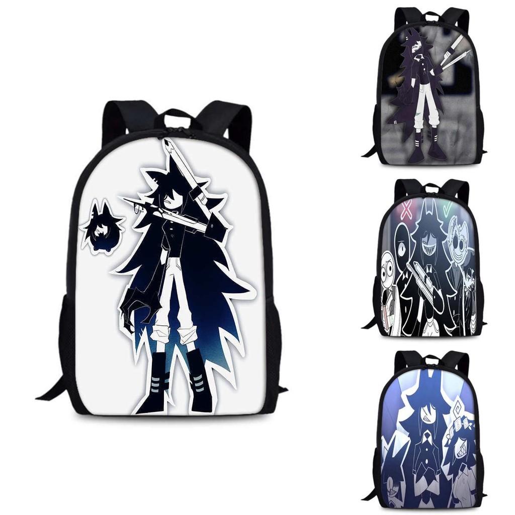 Durable Oxford Fabric School Backpack Unisex Miss Circle Cross-border Trendy Design
