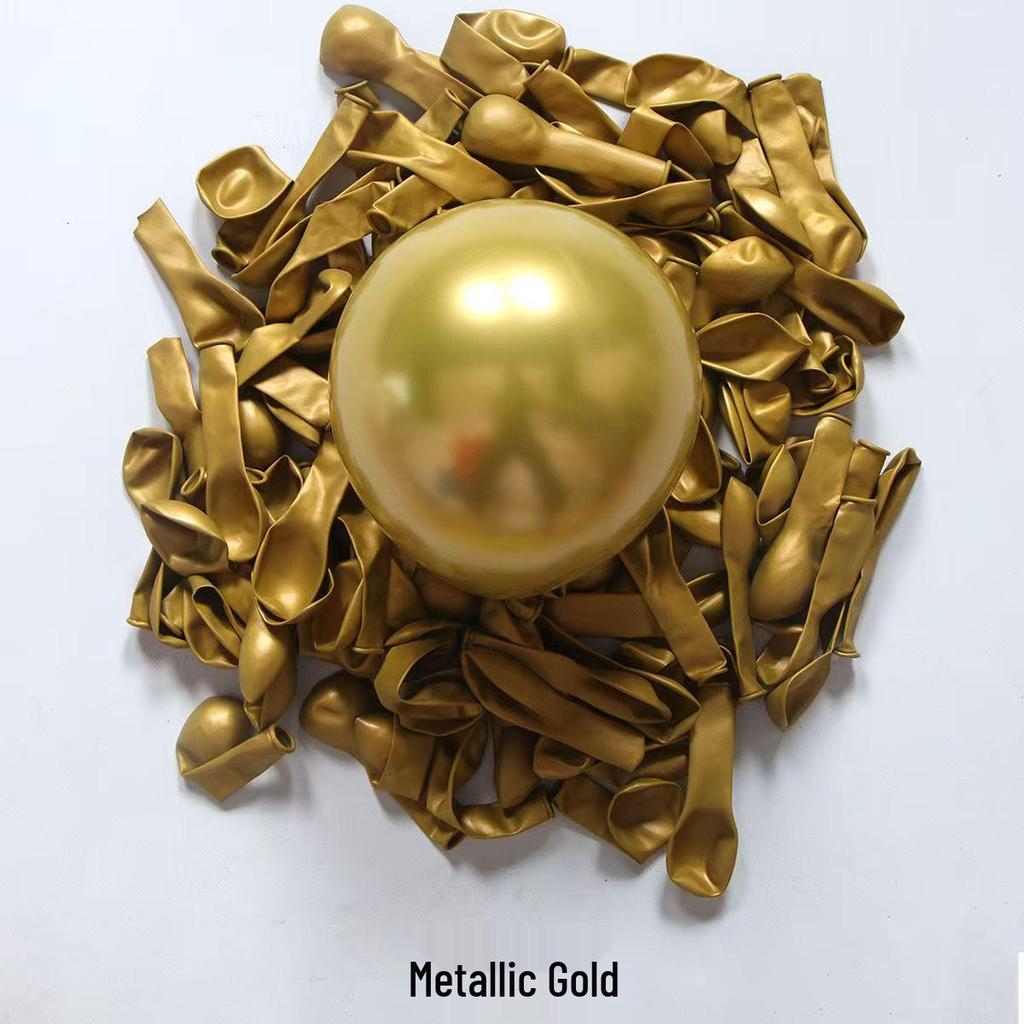 Mixed Metal Balloons: 5, 10, 12, 18, 36-Inch Party Decorations