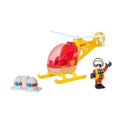 Brio Wooden Rail Educational Toy Rescue Helicopter Target Ages 3 To 33797 Birthday Christmas Present Indoor Play Boys Girls Brain Training