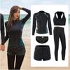 Women's Quick-Dry Two-Piece Snorkeling Wetsuit with Sun Protection and Jellyfish Guard