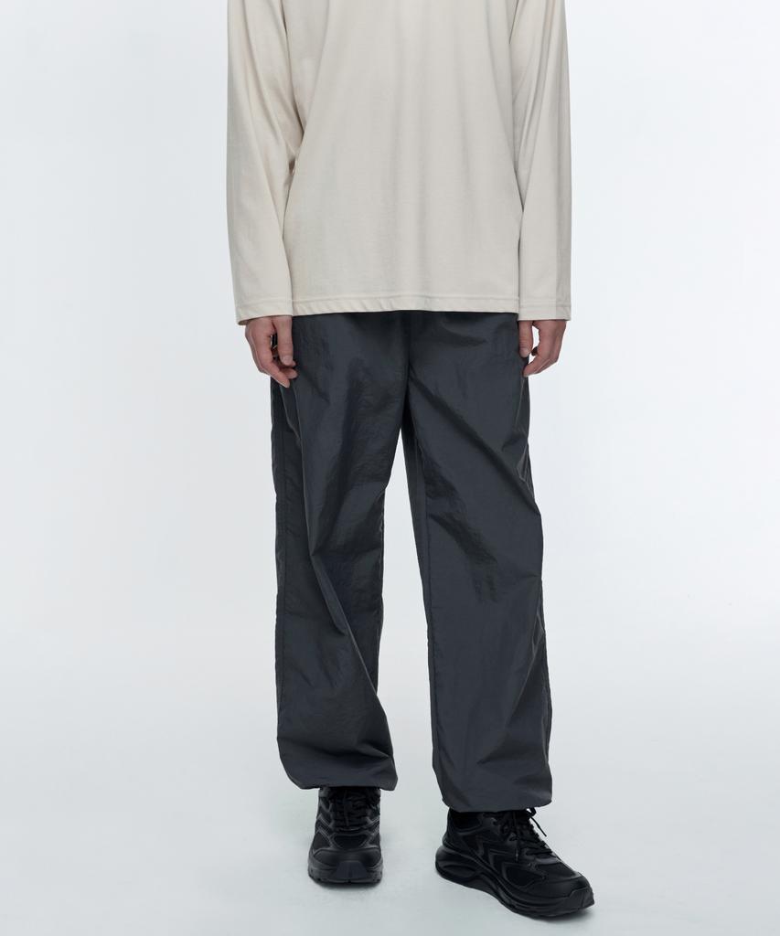 MUSINSA STANDARD Nylon Wide String Pants [Gray]