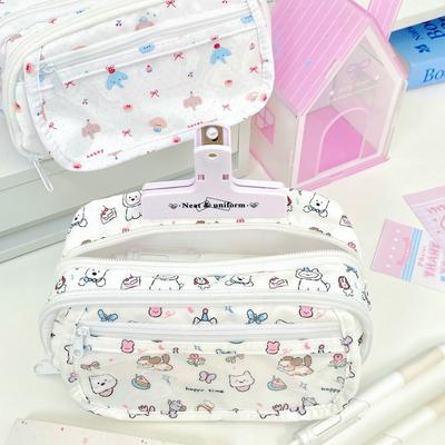 Multifunctional Multilayer Pen Bag Large Capacity Multifunctional Stationery Bag Stationery Organizer School Office