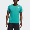 Adidas Elevate Train T Quick-Dry Short-Sleeve Training Shirt Men Tops Green HF4205
