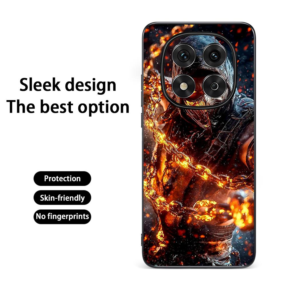 Mor-tals Kombat fashion game design Phone Case For Redmi Note 14 13 12 11 Pro Plus S 5G 14C A3 Soft Black Phone Cover