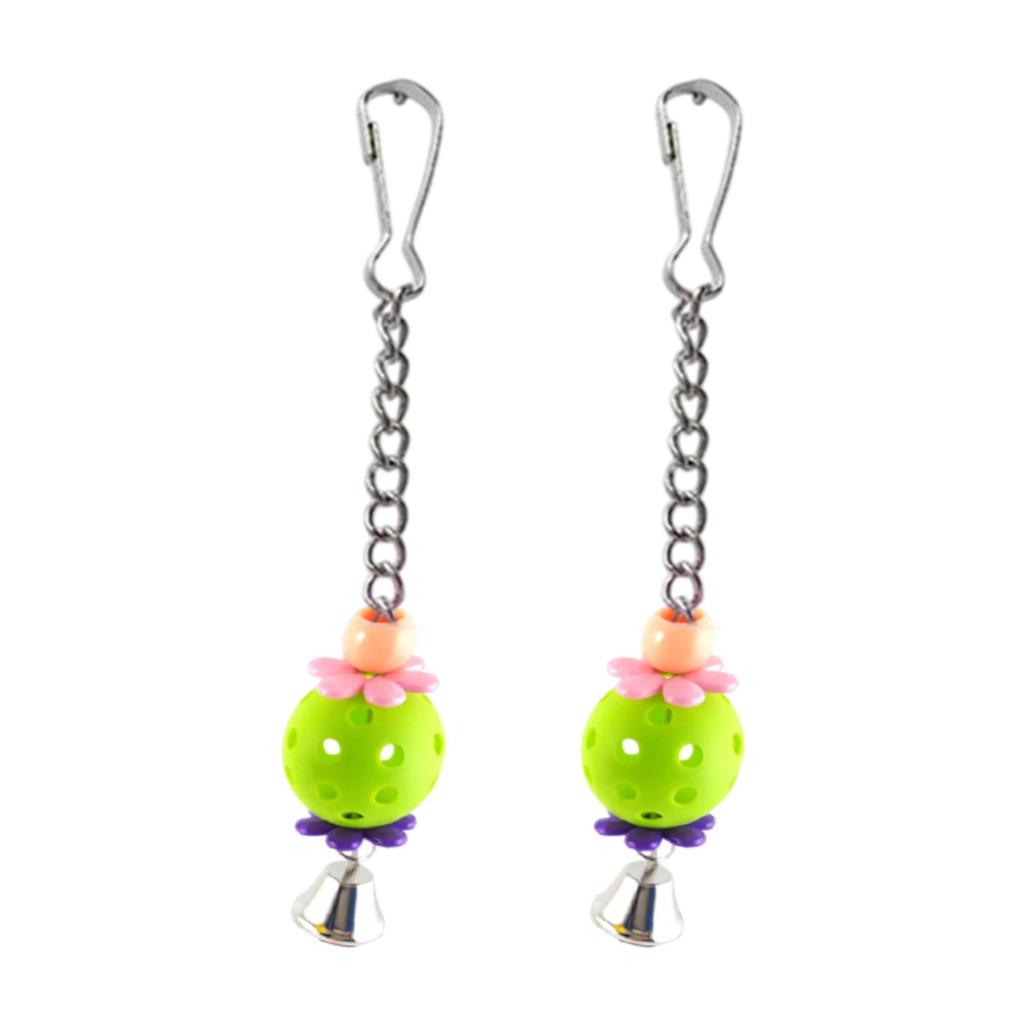 2x Pet Bird Toys Funny Strong Cage Colorful Toys for Macaw Cockatoo Lovebird