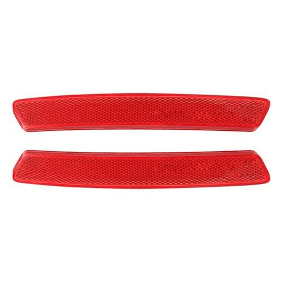 Maserati Ghibli Rear Bumper Reflective Light Strips No красный