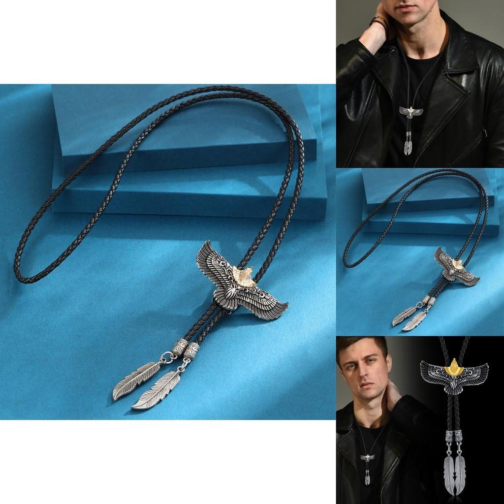 Eye-catching Retro Eagle Bolo Tie Fashionable Western Jewelry For Unisex Wear