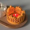 Hollowed Pumpkins Silicone Candle Mold For Making Candle Halloween Decoration Easy Demolding Silicone Candlestick Mold