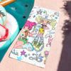 Cute S-Sunonebird-S Cartoon Art Towel Soft Pool Gift For Travel Gym Shower Camping Quick Dry Sports Large Beach Towels
