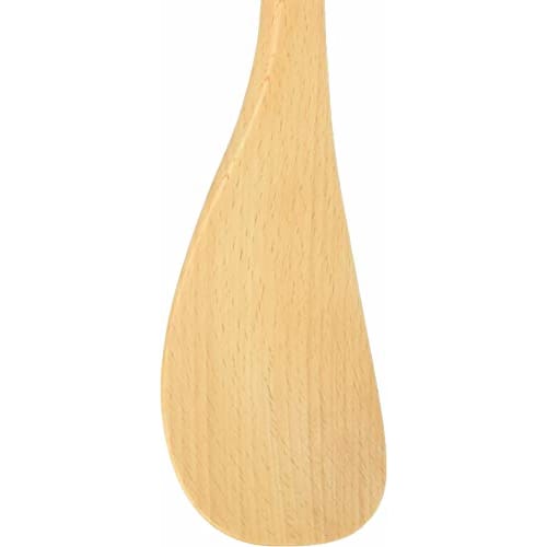 Suncraft OBN-105 Wooden Beech Rice Paddle and Spatula for Fried Rice, Chatty Bistro Nature