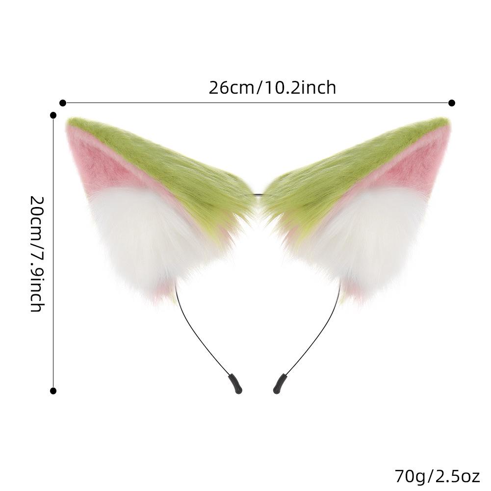 Halloween Cat Ears Fox Headband Cosplay Plush Hair Accessories