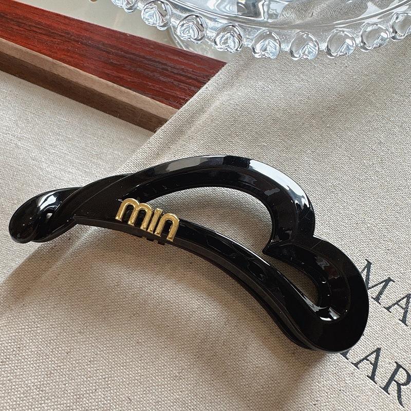 Minimalist Commuter Banana Clip, Vertical Hairpin, Ponytail Clip, Stylish and Elegant Bow Hairpin