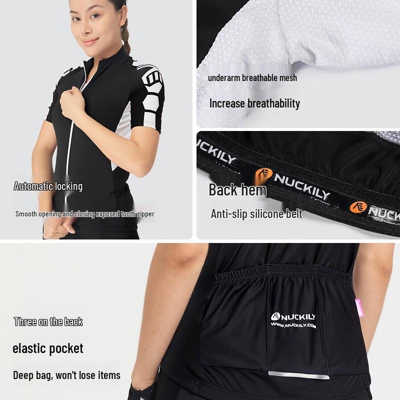 Nuckily Short Sleeve Mountain Bike Cycling Jersey