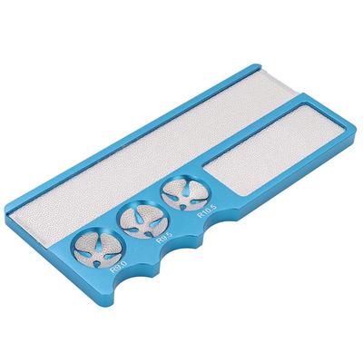 CUESOUL Aluminum Pool Cue Tip Pool Cue Tap Billiard Pool Cue Tip Repair Trimmer for Billiard Blue and Black Multi-Function Grinder, Grinder, Tool,