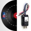 Car Stereo Subwoofer 2 Channel High To Low Audio Converter with Power Amplifier Control Wire