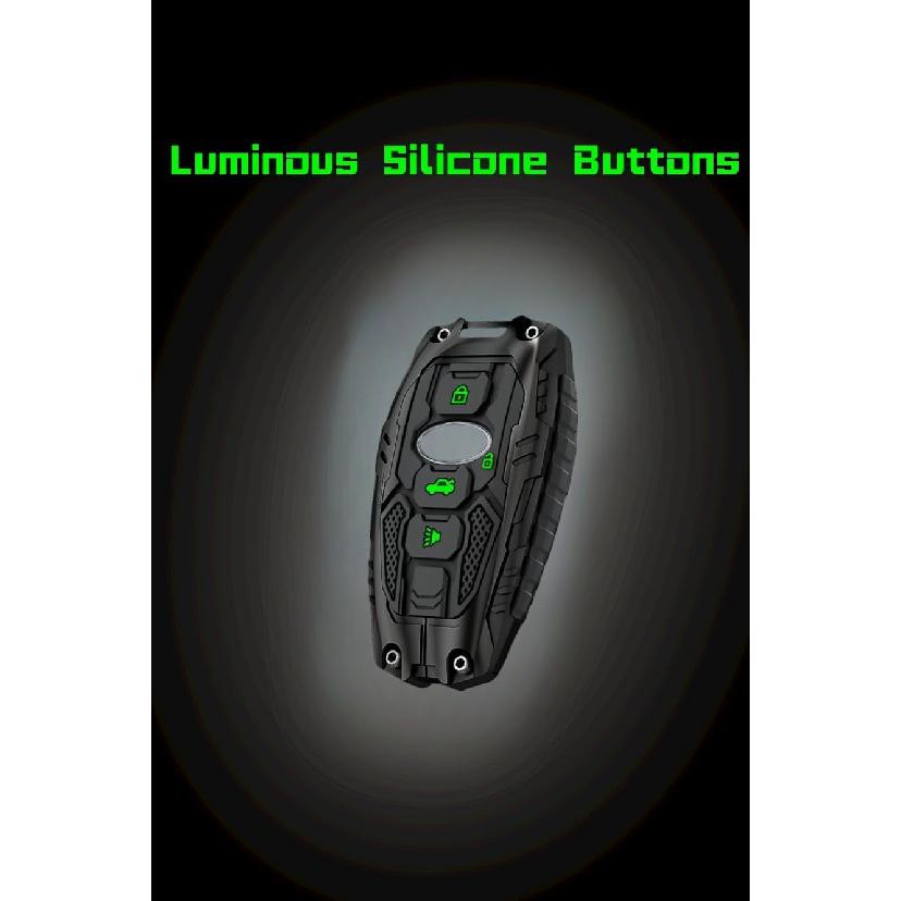 Heavy Zinc Alloy Key Fob Cover, Keychain, Key Case, Accessories Compatible With Subaru BRZ Legacy Outback Ascent Crosstrek Forester WRX