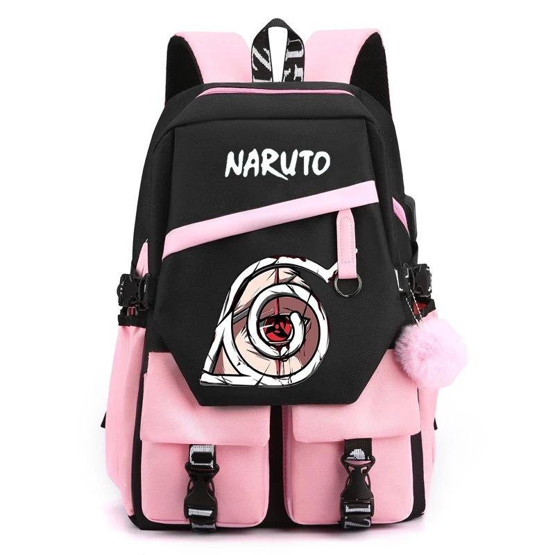 Anime Backpack Male Female Youth School Bag Student School Cartoon Bag Leisure School Bag Travel Backpack Student schoolbag