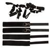 Fetish - Bdsm Bed Bondage Set Bed Cuffs Black