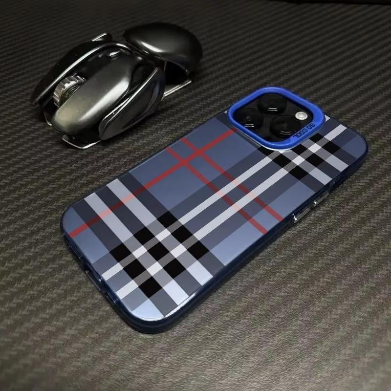 Luxury Classic Check Pattern Phone Case for Samsung Galaxy A17 A07 A16 A06 A35 A55 A25 A34 A24 A26 A04 4G 5G Matte Cover