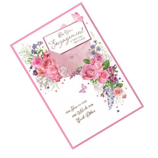 Simon Elvin A Special Message Engagement Greetings Card (Pack of 6)
