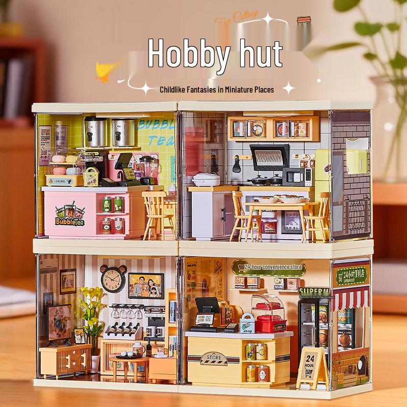 DIY 3D Miniature Scene House Building Kit: Mini Ornament & Birthday Gift for Girls
