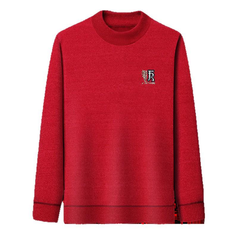 2025 Men's Autumn/Winter Thick Warm High-Collar Knit Sweater