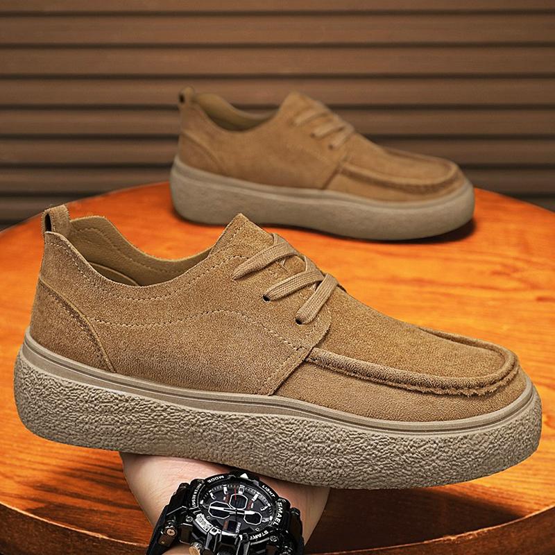 Fashion Platform Mens Casual Shoes Comfort Soft Men Loafers Lightweight Slip on Walking Sneakers Breathable Flats Driving Shoes