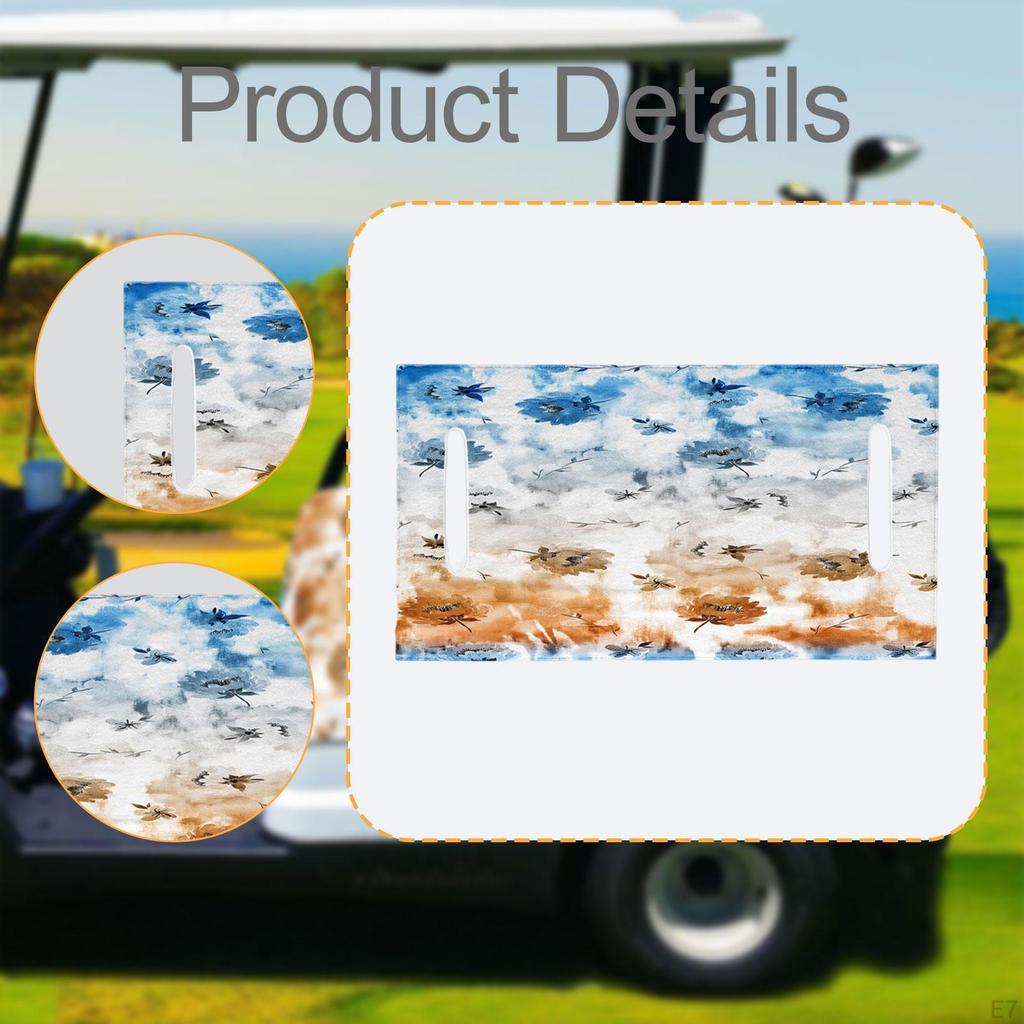 Durable Microfiber Multi-Purpose Golf Seat Cover Essential Accessory for Lovers
