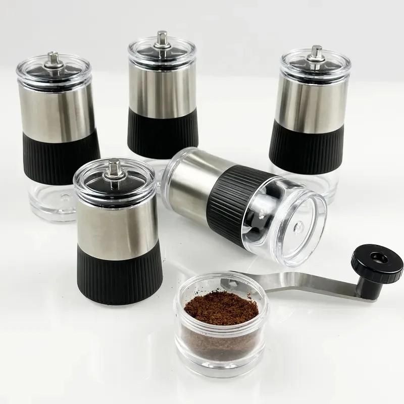 Manual Coffee Grinder Ceramic Burr Mill Hand Crank Household Crusher Coffee Bean Tools Portable Hand Coffee Machine Grinder
