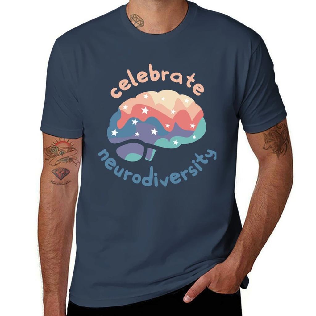 Celebrate Neurodiversity Tshirt Plus Size Nonshrink Tshirt