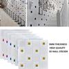 1-10Pcs 70cmx1m 3D Self-adhesive Foam Panel Wallpaper Waterproof and Moisture-proof Ceiling Sticker Room Bedroom Home Decoration