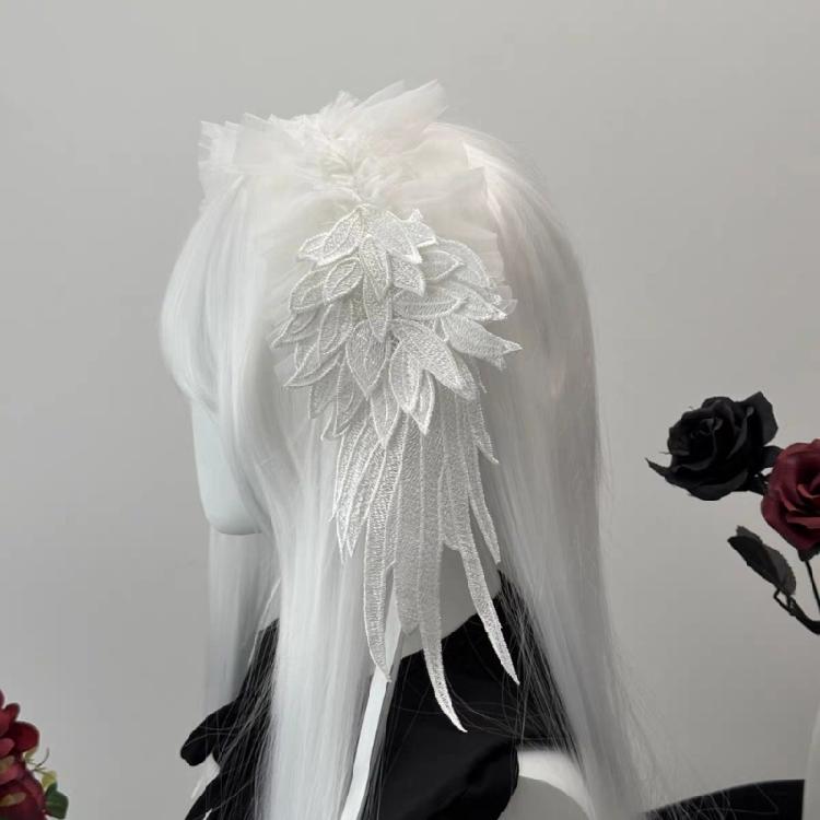 Decorative Wing Shaped Hair Cloth Band Comfortable Headwear for Special Event Everyday Use