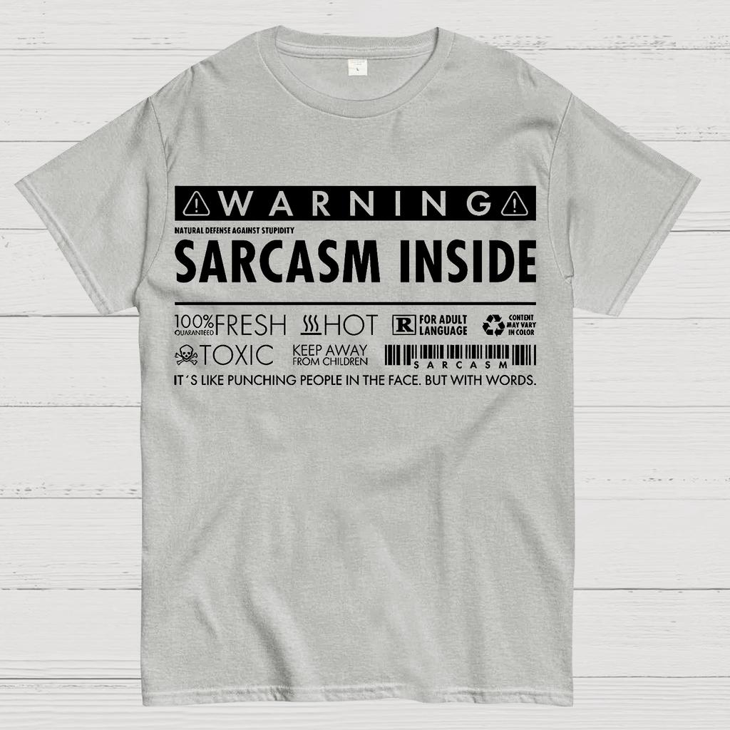 Sarcasm Inside Cotton Summer Casual Cool Loose T-Shirt