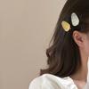 Retro acetic acid water drop hair accessories simple side clip hair forehead bangs clip seamless duck bill clip headdress