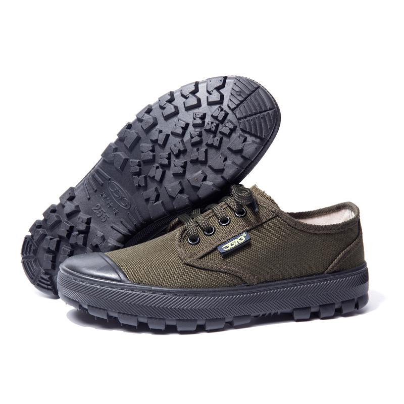 Baustellen Atmungsaktive Low-Top Canvas Arbeitsschuhe